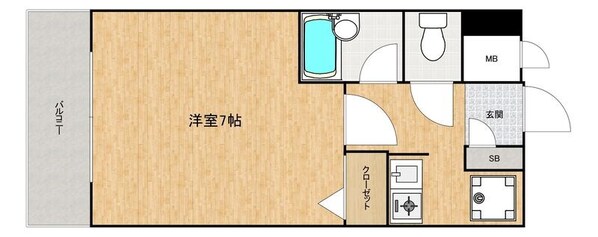 ピュアドームグラシアス大手門の物件間取画像